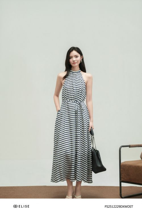 ĐẦM MAXI THÔ KẺ CỔ YẾM