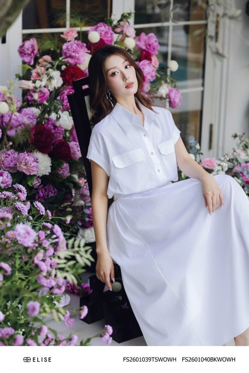 ÁO THÔ TRẮNG BO GẤU TÚI ỐP