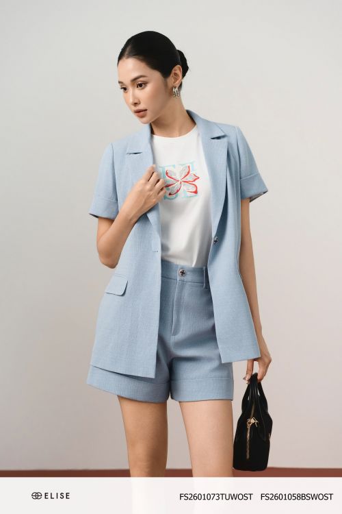 QUẦN SOOC SỢI KẺ XANH LƠVÊ GẤU