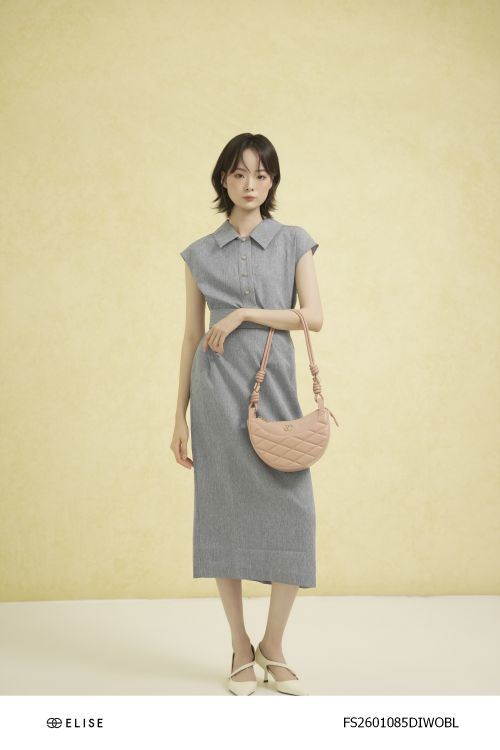 ĐẦM THÔ XƯỚC XANH VÂN ĐAI EO