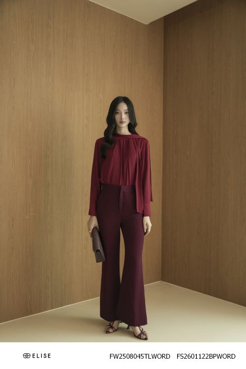 QUẦN DÀI ĐỎ ĐUN ỐNG VẨY TÚI CHÉO
