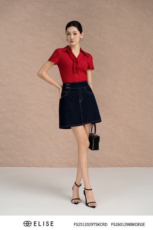 JUPE JEANS XANH CHÀM