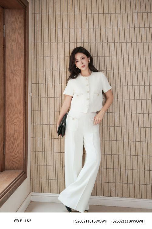 QUẦN SUÔNG TRẮNG TÚI ỐP
