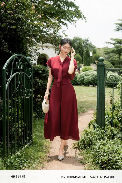 QUẦN SẠN ĐỎ THẪM TÚI DỌC
