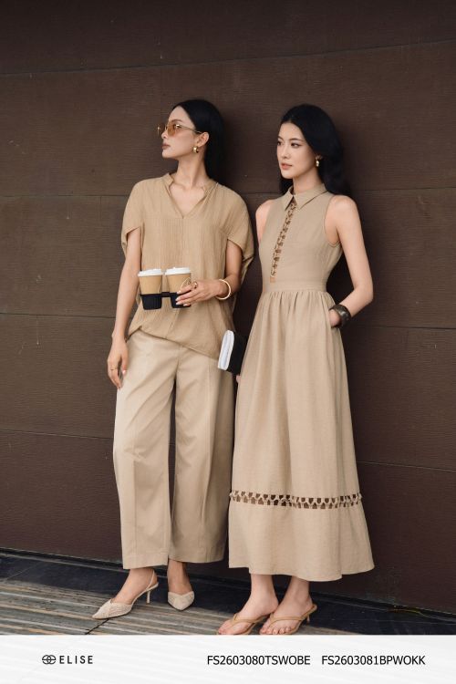 QUẦN KAKI TÚI CHÉO NHẤN LY GẤU