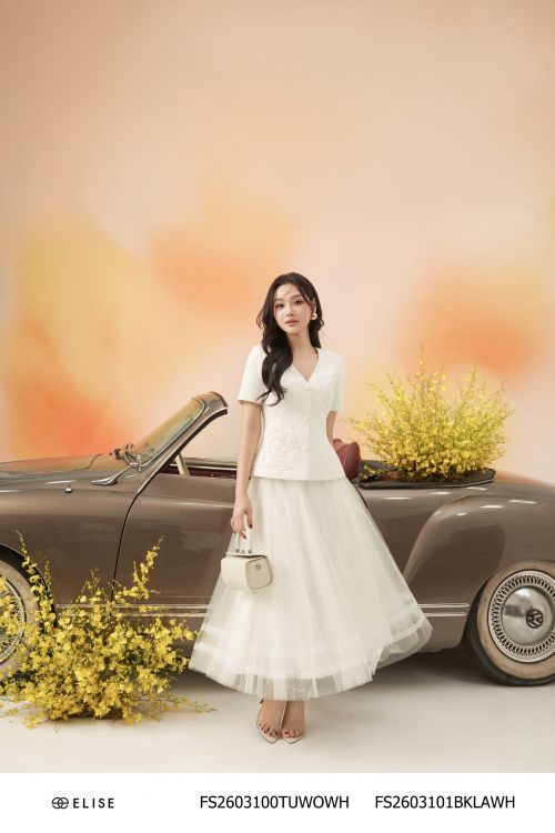 CV LƯỚI TRẮNG PHỐI REN
