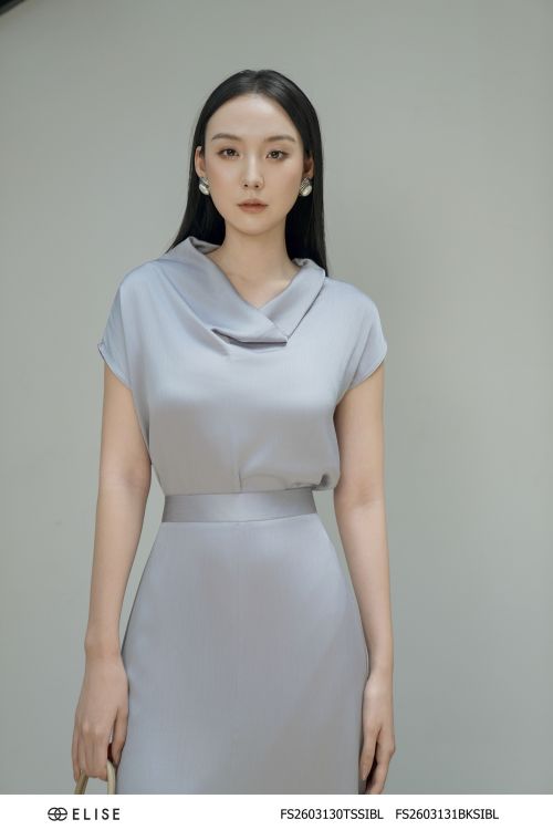 ÁO XANH GHI CỔ ĐỔ VAI CHỜM