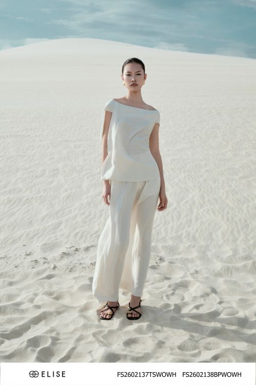 QUẦN SUÔNG LINEN TRẮNG NGÀ CƠI TÚI