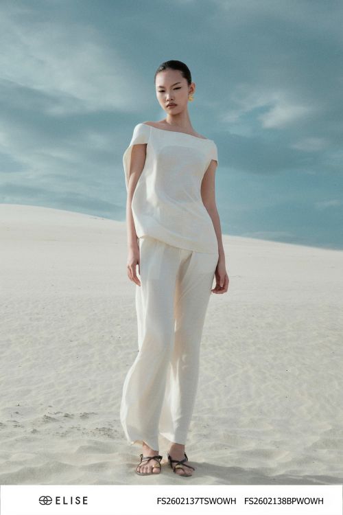 QUẦN SUÔNG LINEN TRẮNG NGÀ CƠI TÚI