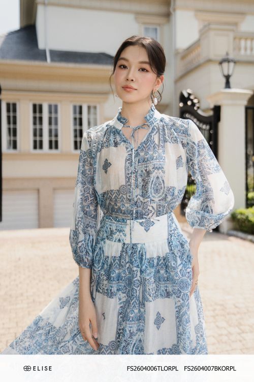 ÁO TƠ BÈO CỔ HT XANH