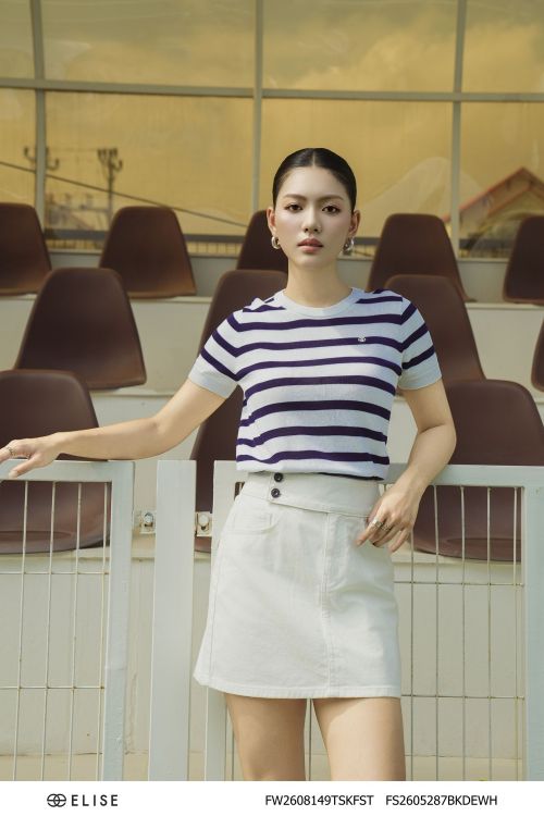 JUPE JEANS TRẮNG CẠP QUAI NHÊ