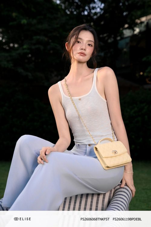 ÁO 2 DÂY KẺ XANH TRẮNG