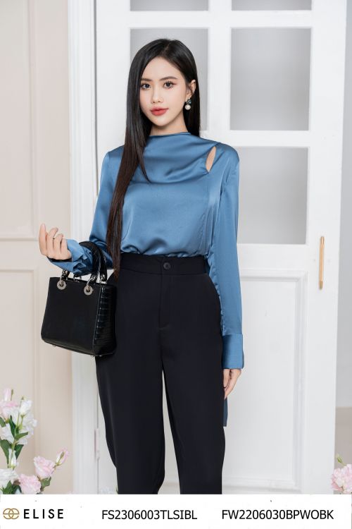 SM LỤA XANH CỔ KHĂN