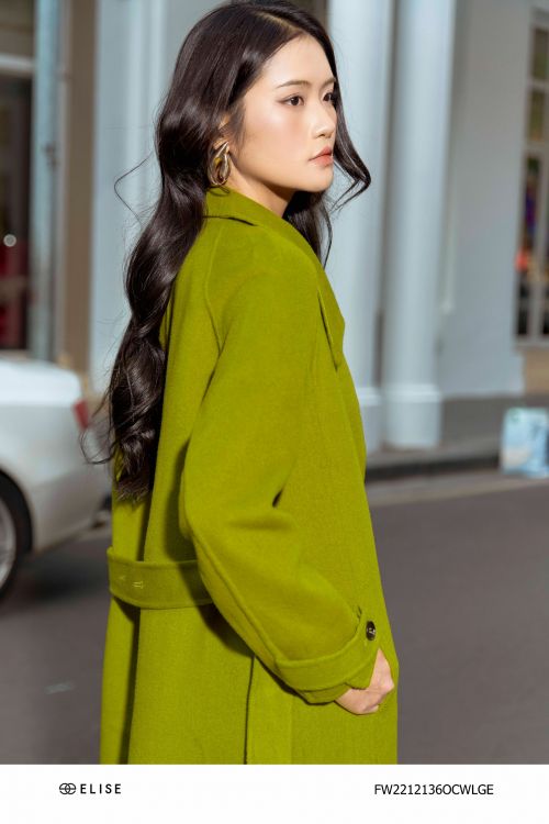 MT DẠ XANH CỐM LÔNG CỪU ĐAI EO