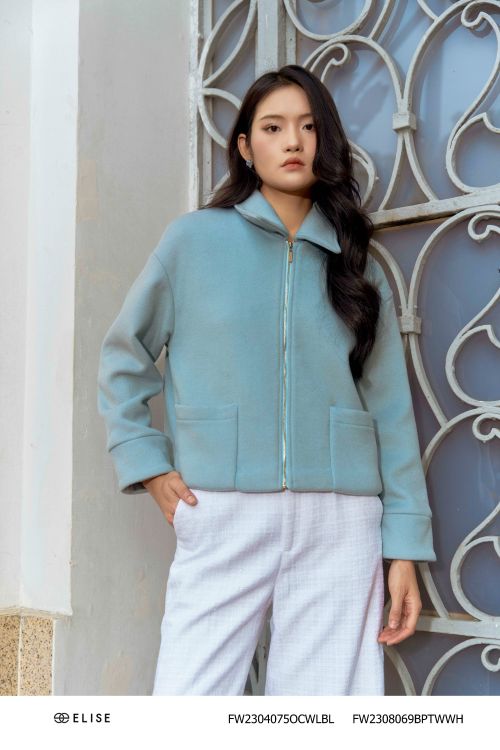 QUẦN SUÔNG DẠ TWEED TRẮNG KT