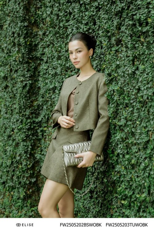 QUẦN SOOC GIẢ VÁY VÂN ĐEN VÀNG