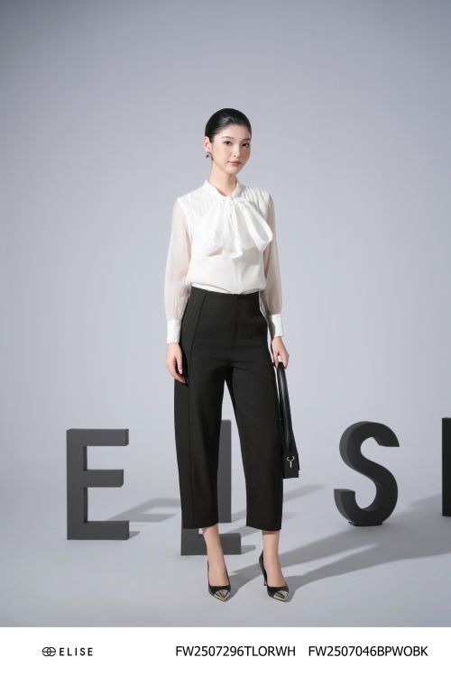 VEST TUYTSY TRẮNG NẮP TÚI