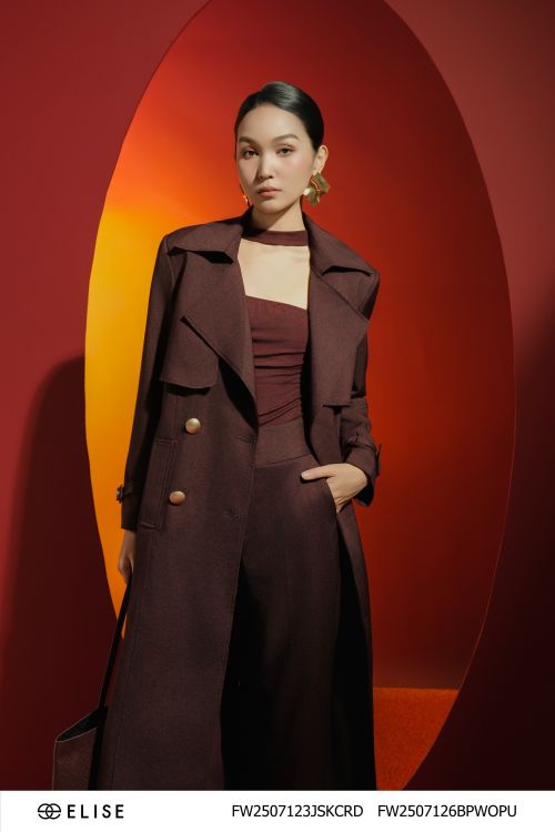 JUMPSUIT NGẮN ĐỎ ĐÔ