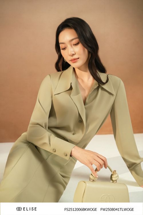 SM XANH OLIVE NHẠT NẸP PHỦ