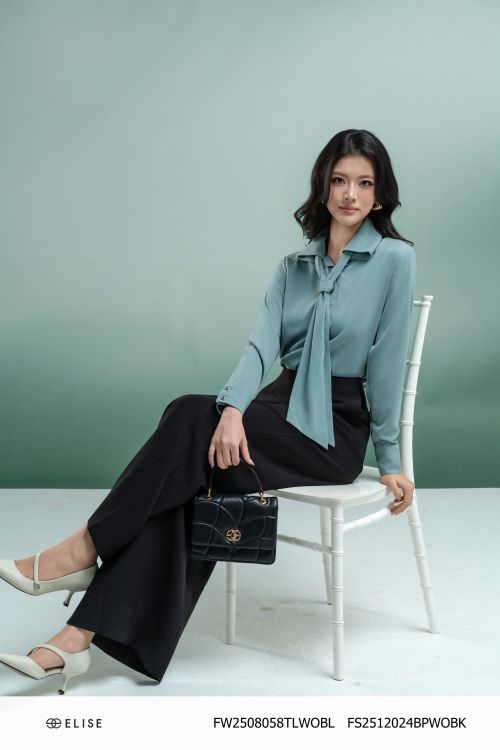 SM CỔ ĐỨC XANH PASTEL KÈM DÂY NƠ