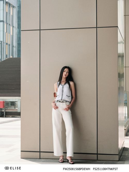 QUẦN DENIM SUÔNG TRẮNG