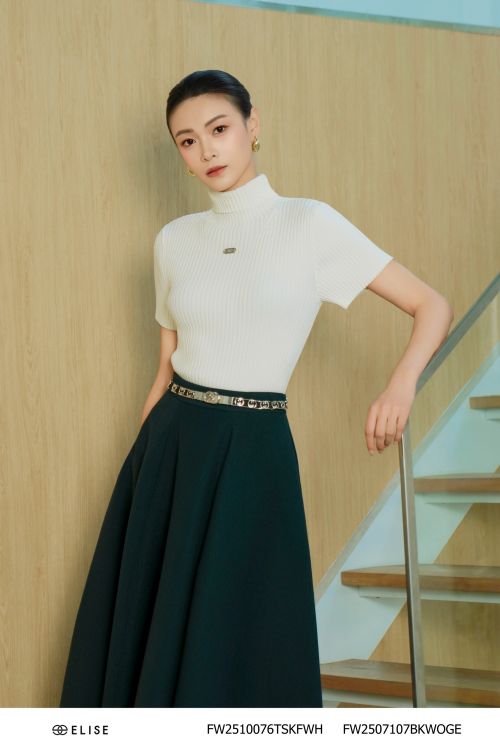 ÁO LEN TRẮNG CỔ LỌ