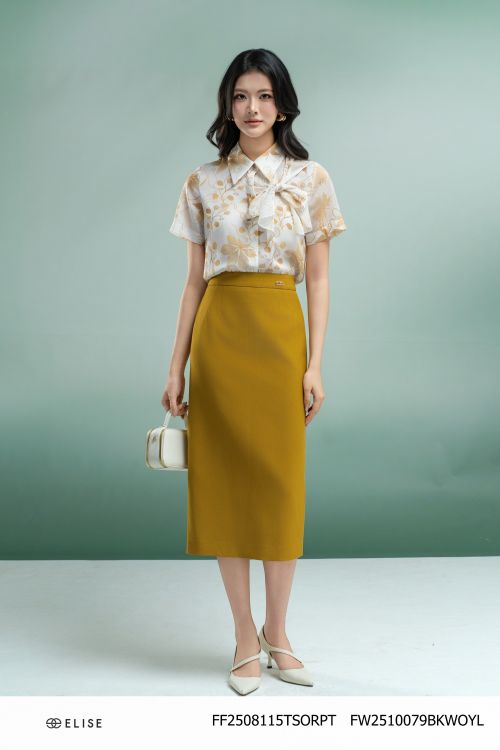 JUPE BÚT CHÌ VÀNG ĐÍNH THANH ELISE
