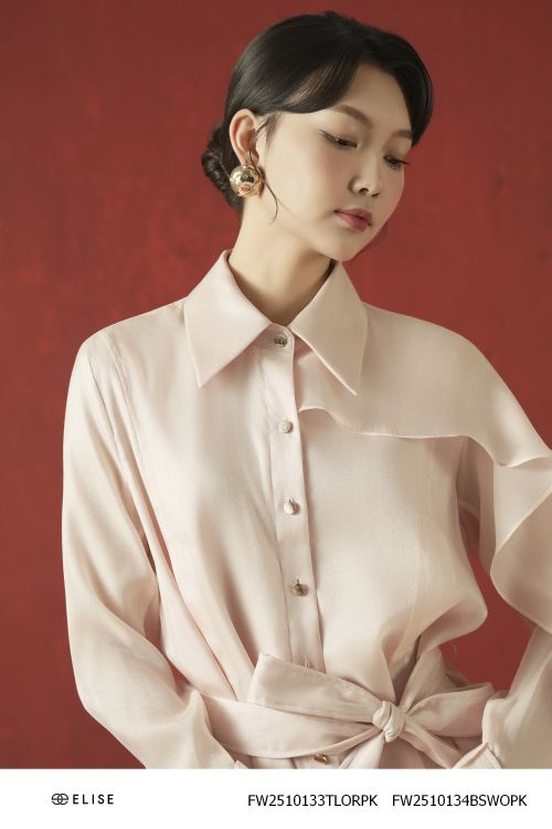 SM TƠ ÓNG HỒNG PHẤN TAY BÈO ĐAI EO