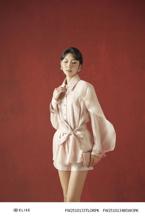 QUẦN SOOC TAFTA BE HỒNG TÚI CHÉO