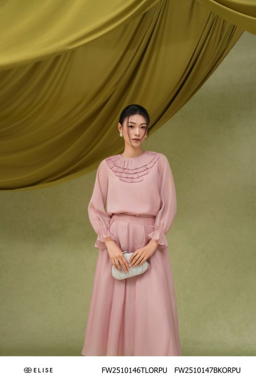 CV TƠ HỒNG TÍM XẾP NHÚN LY