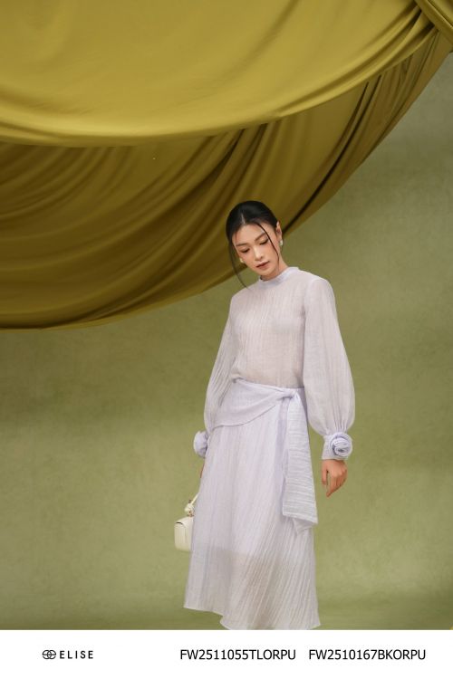 CV TƠ NHĂN TÍM NHẠT XẾP NHÚN LY