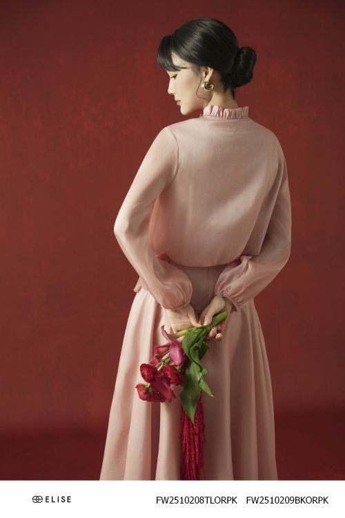 ÁO TƠ NHŨ HỒNG BOM GẤU HOA CÀI