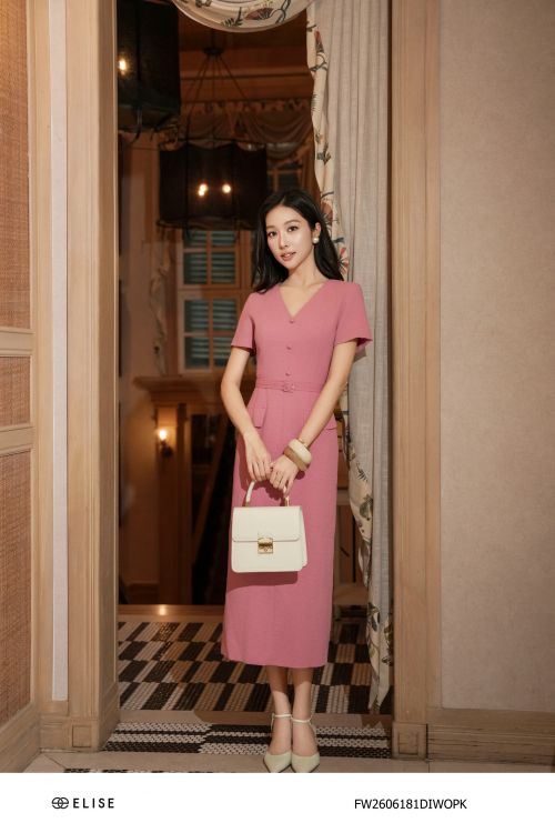 ĐẦM HỒNG VÂN ĐAI EO