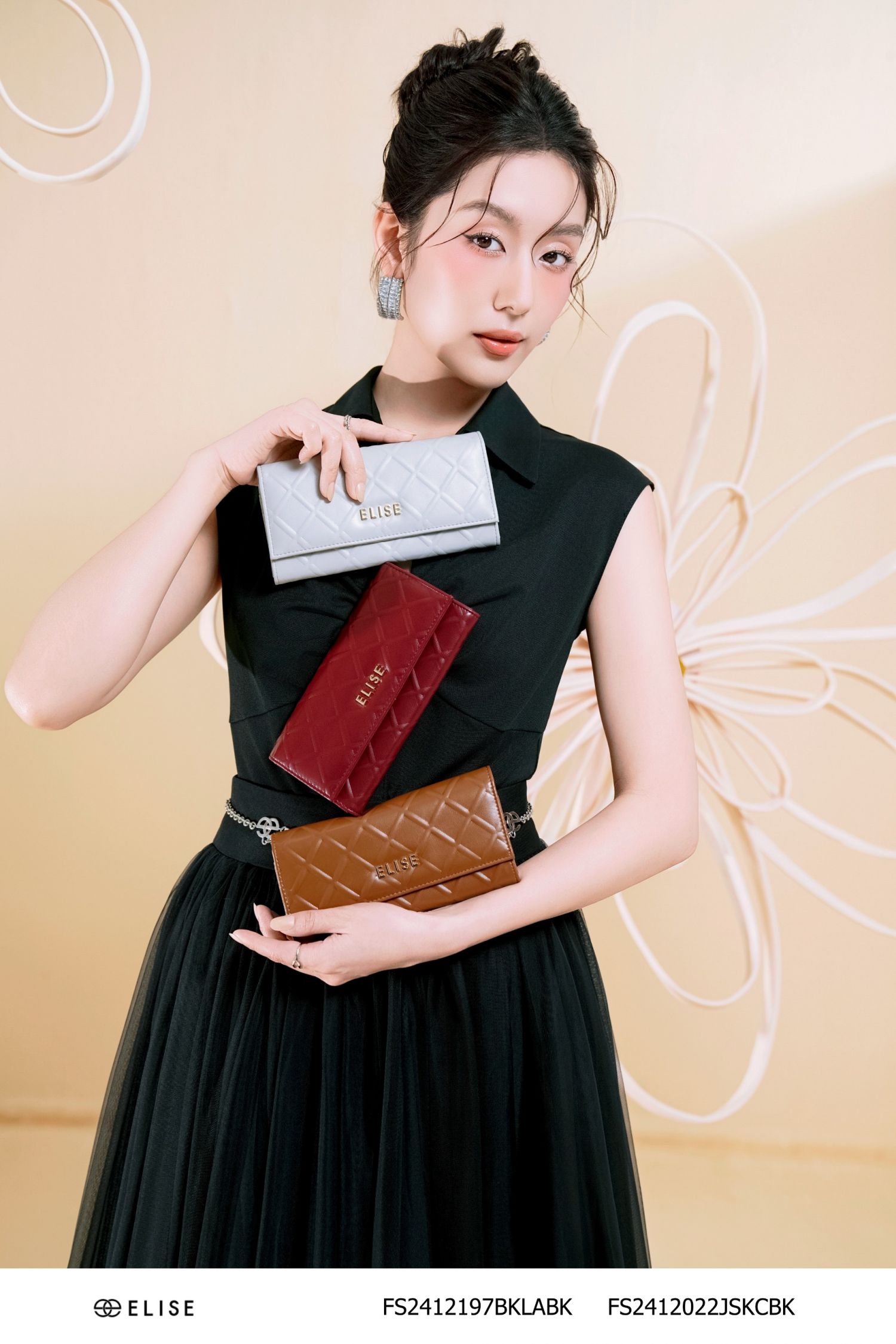 VÍ AMIRA DÀI MÀU ĐỎ RƯỢU
