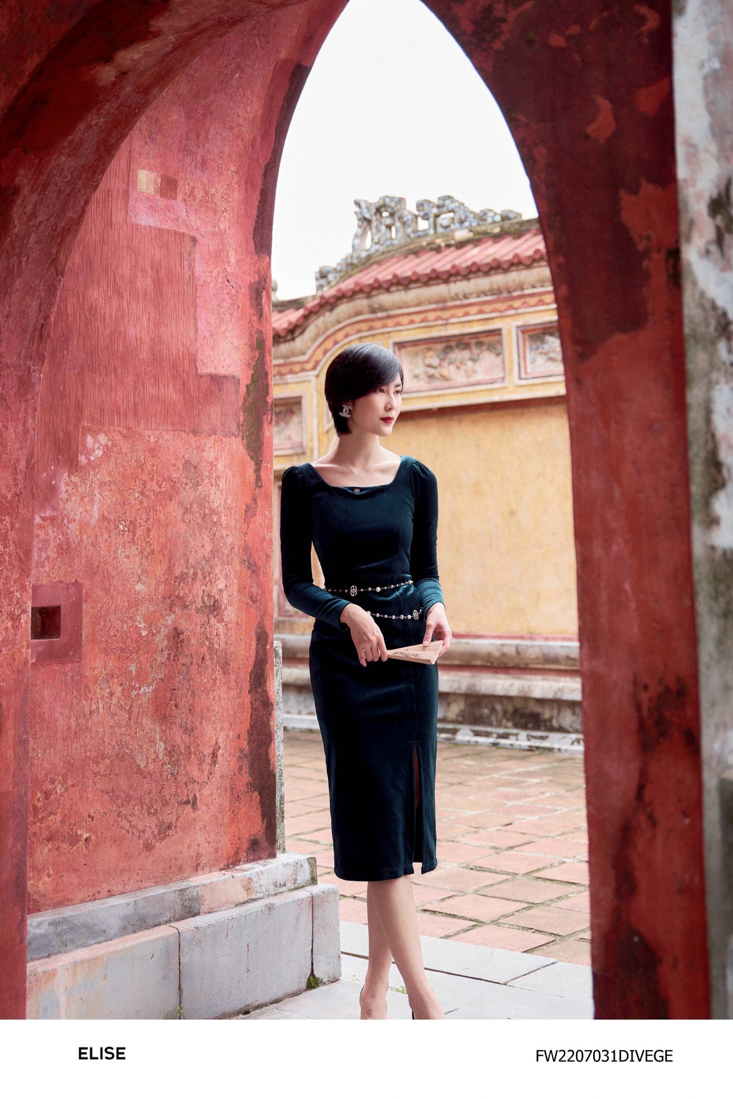 đầm nữ cộc tay tiểu thư cổ vuông tay bồng, váy xoè dáng ngắn chất nhung cao  cấp | Shopee Việt Nam