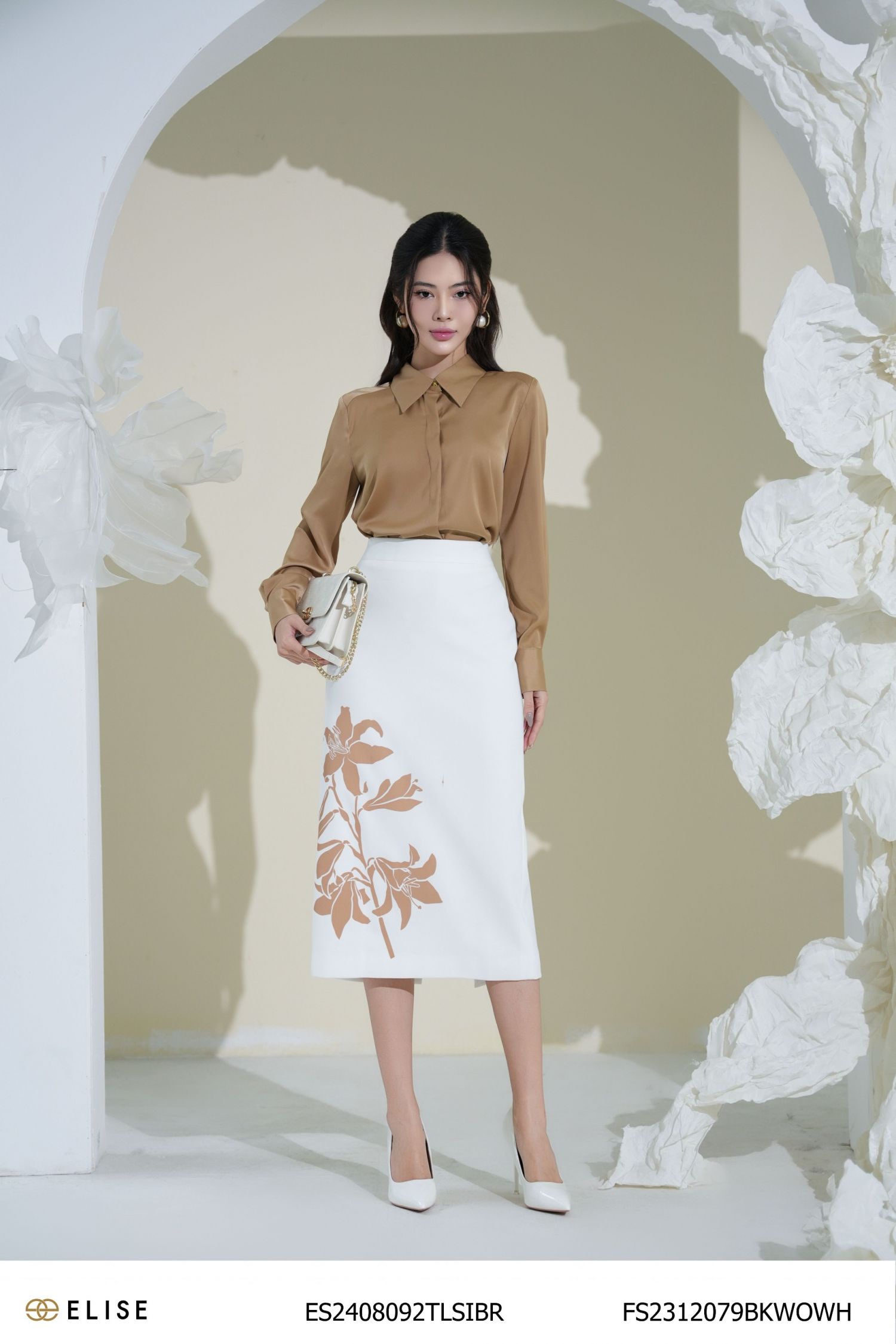 SM LỤA NÂU CỔ ĐỨC
