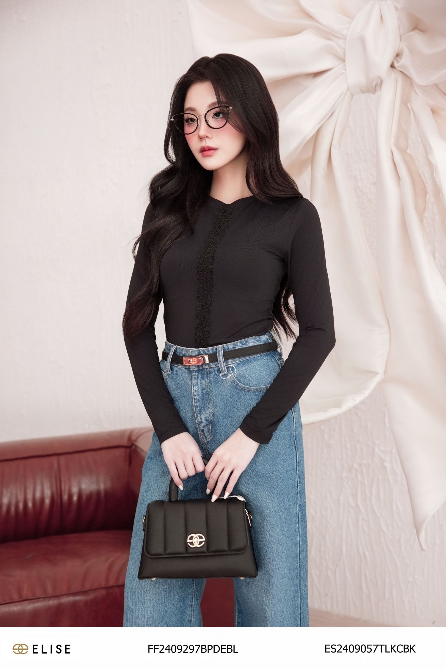 ÁO THUN ĐEN PHỐI DÂY PK