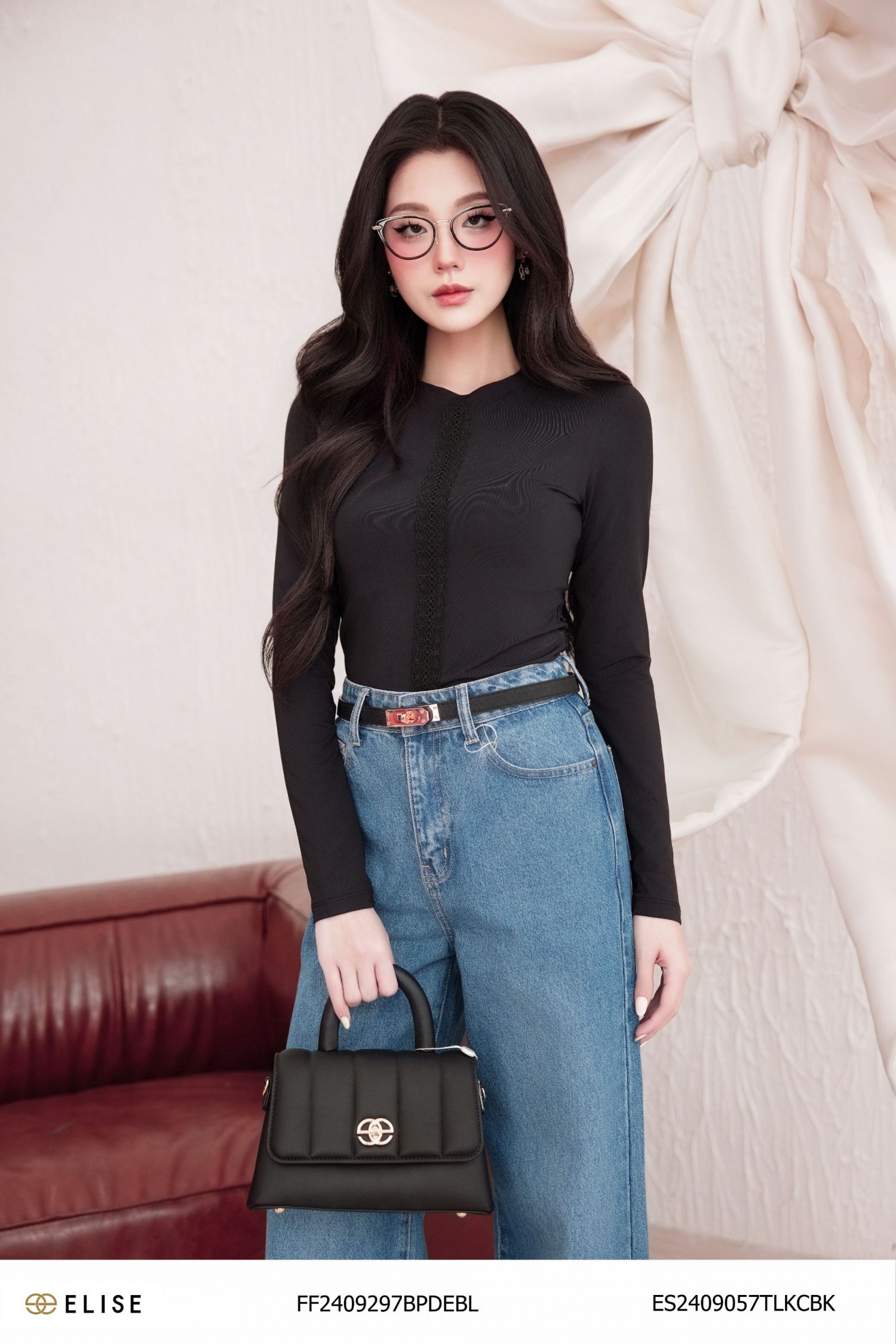 ÁO THUN ĐEN PHỐI DÂY PK