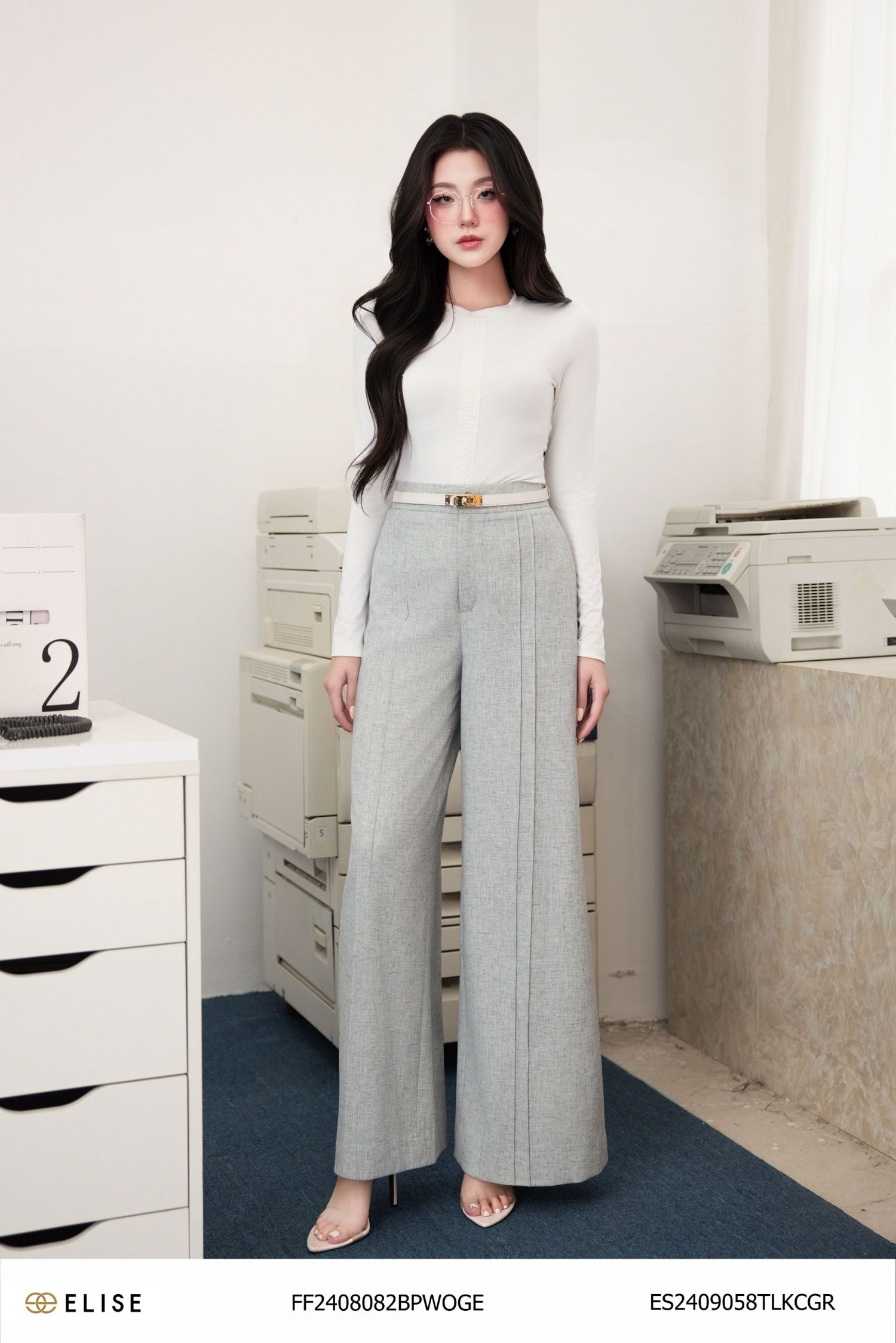 ÁO THUN TRẮNG PHỐI DÂY PK