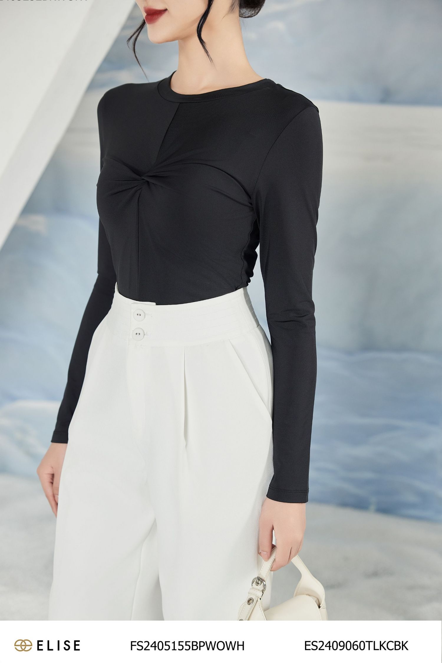 BODY SUIT ĐEN XOẮN NGỰC