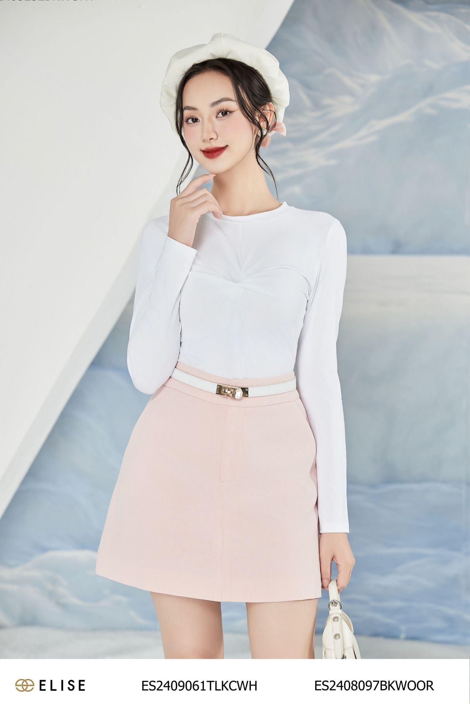 BODY SUIT TRẮNG XOẮN NGỰC