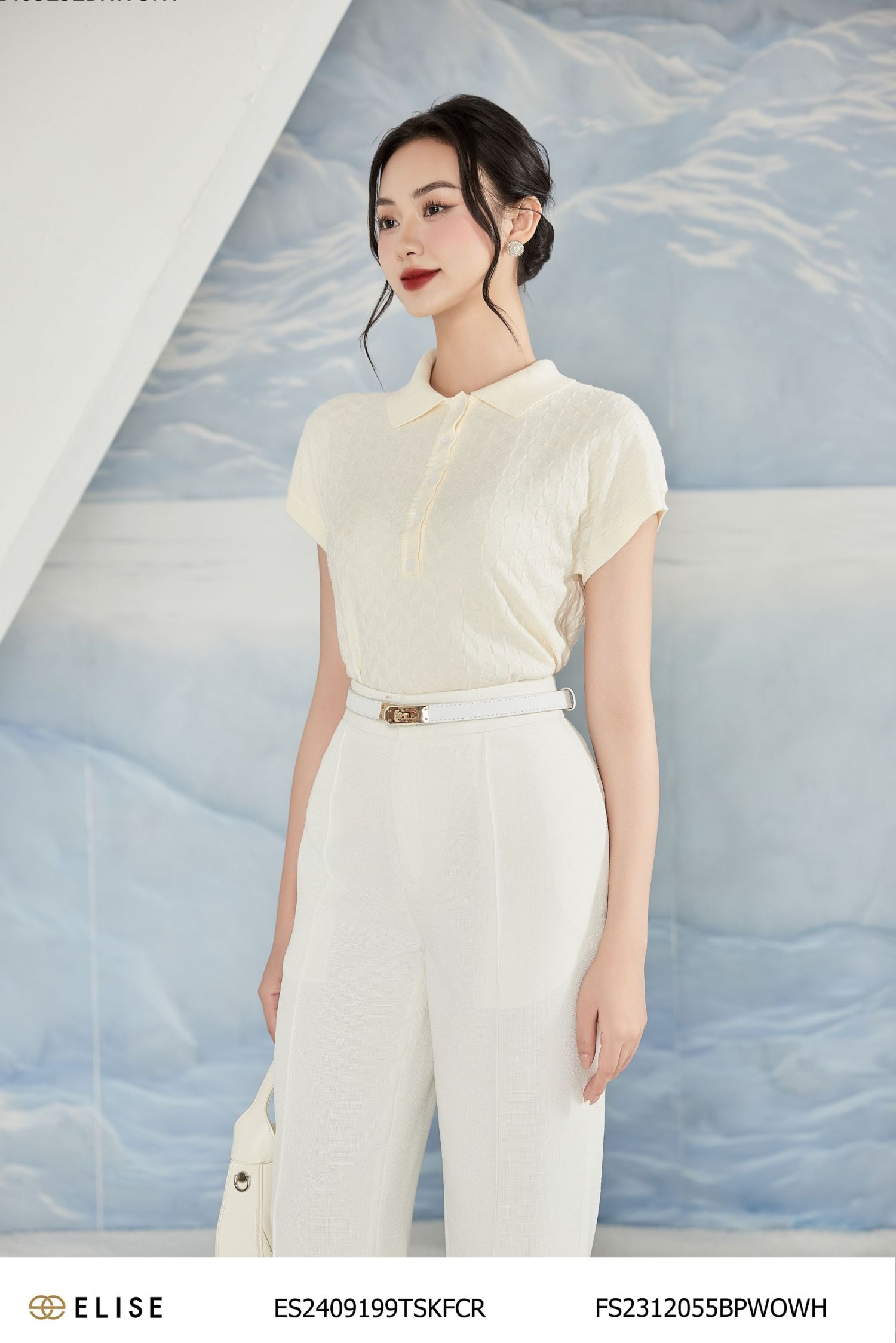 QUẦN BAGGY TRẮNG LY GIỮA