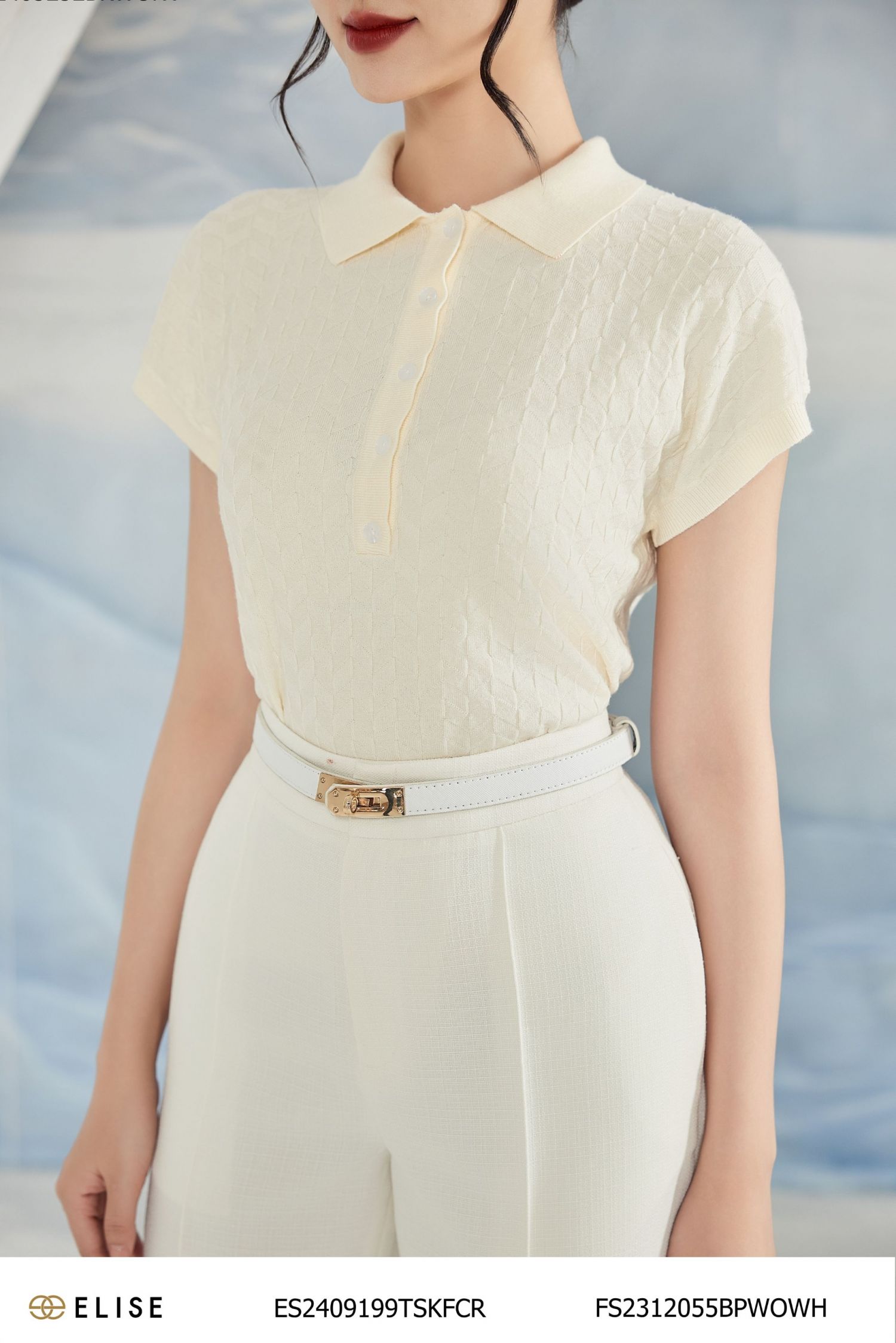 QUẦN BAGGY TRẮNG LY GIỮA