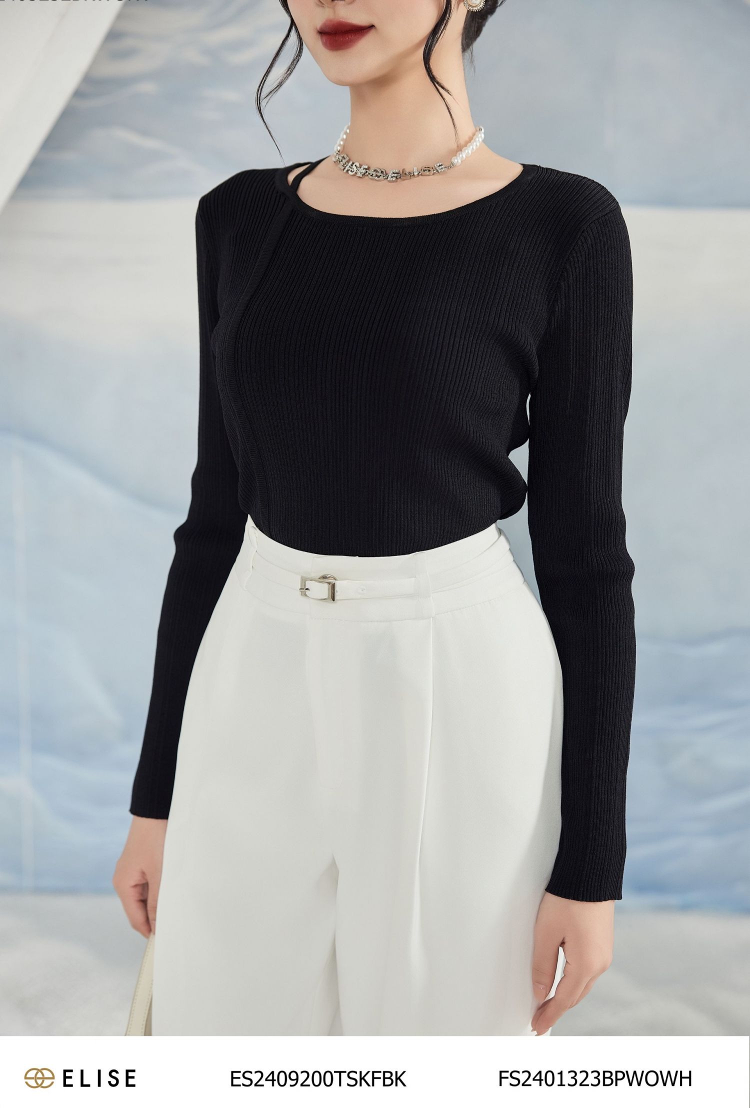 QUẦN BAGGY TRẮNG DÂY ĐAI CẠP