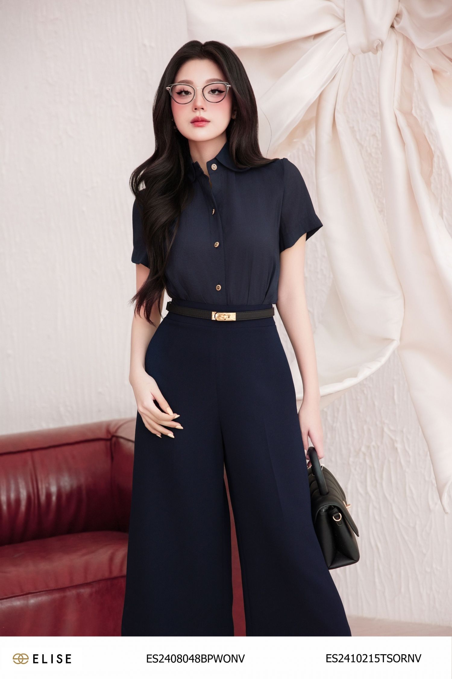 QUẦN LỬNG SUÔNG TÍM THAN TÚI DỌC