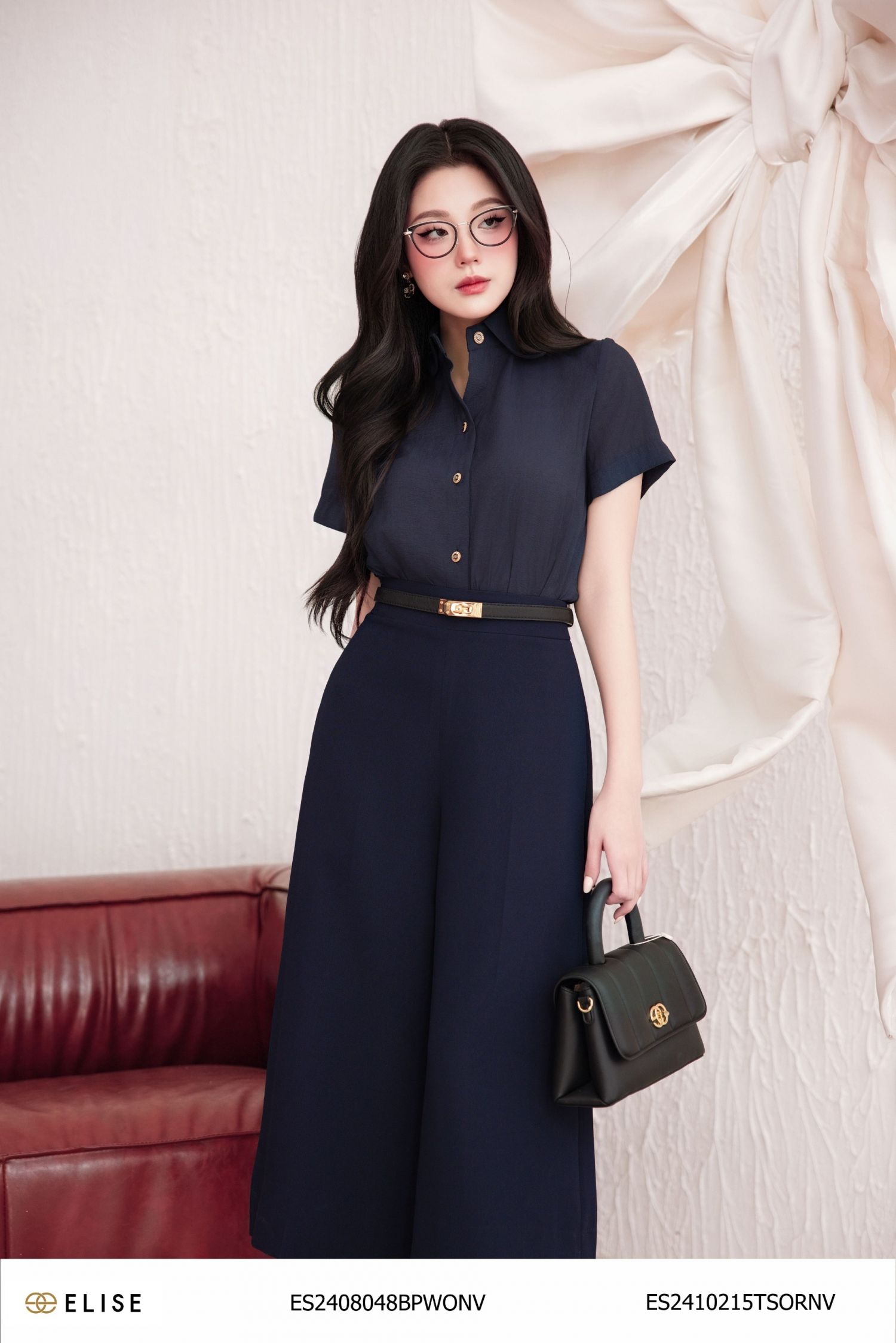 QUẦN LỬNG SUÔNG TÍM THAN TÚI DỌC