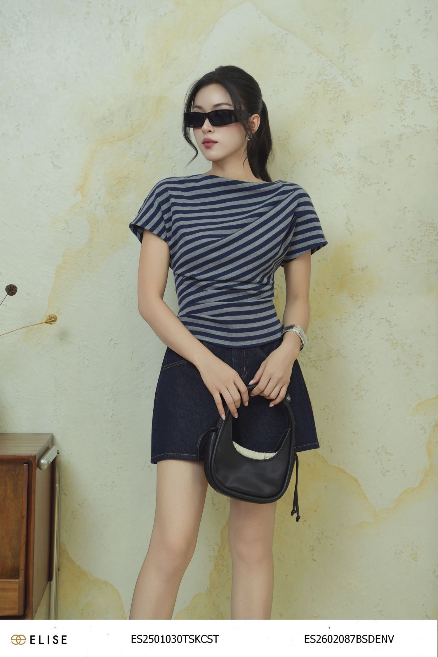 QUẦN SOOC DENIM XANH CHÁM