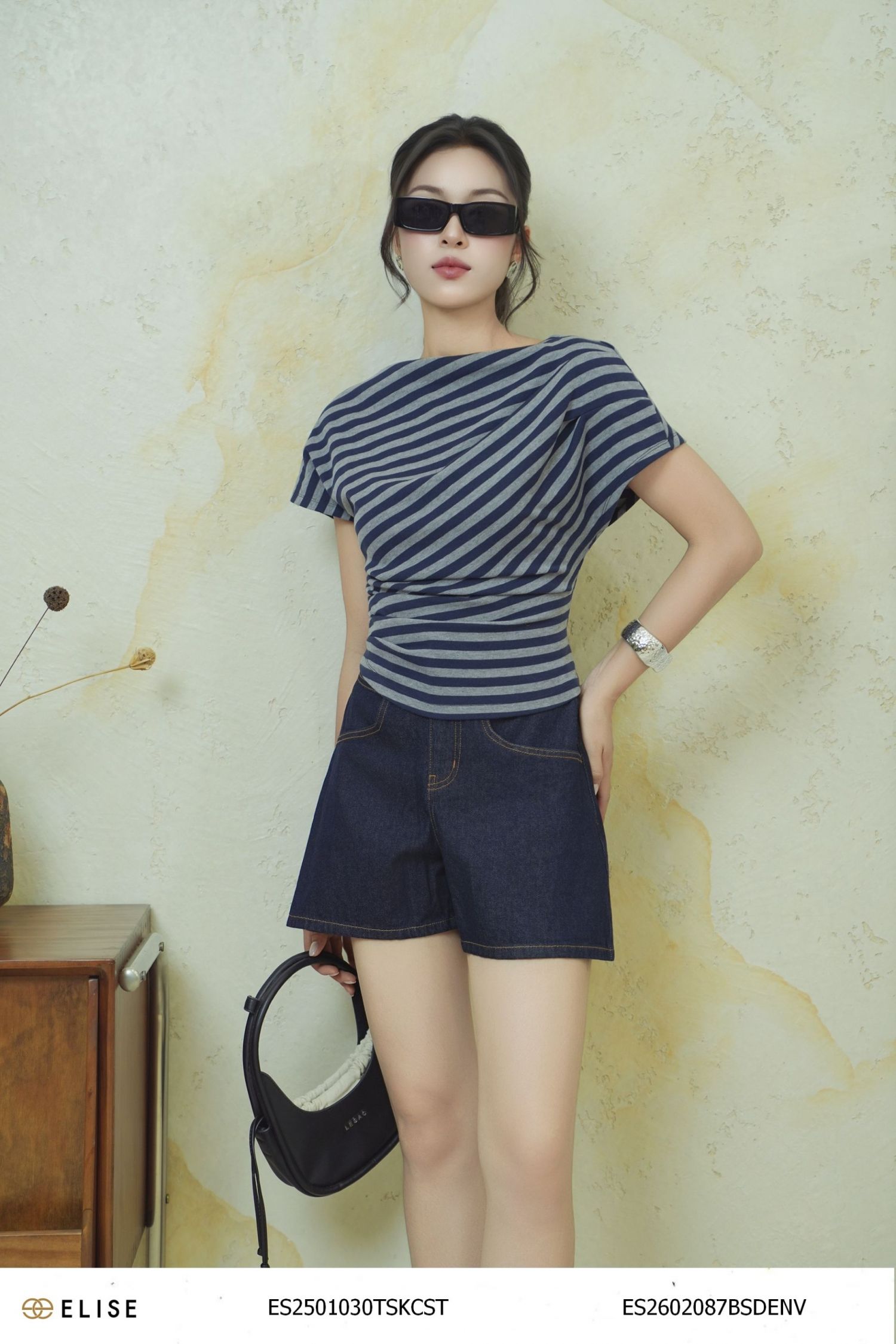 QUẦN SOOC DENIM XANH CHÁM