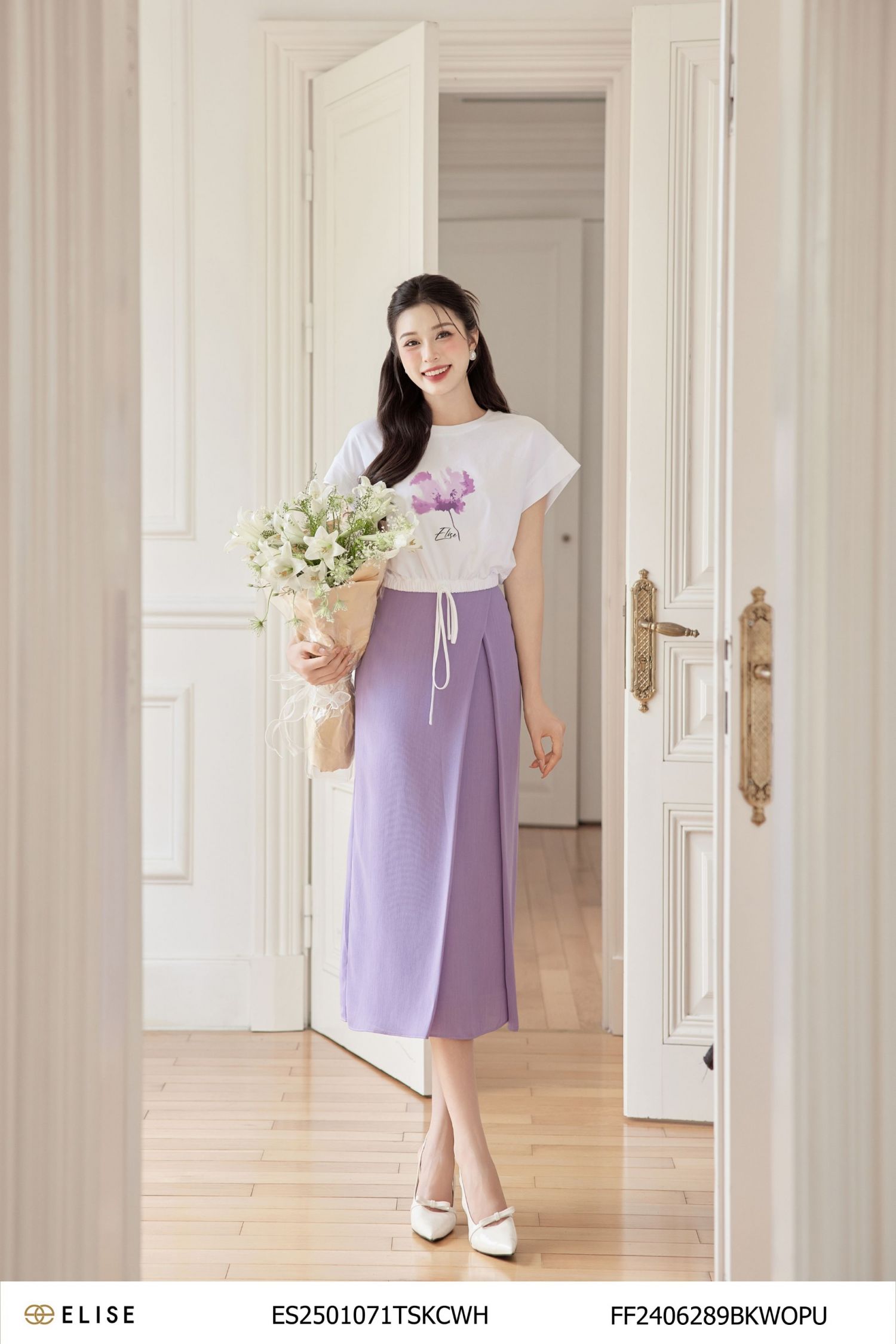 CHÂN VÁY TÍM LY CHỒNG