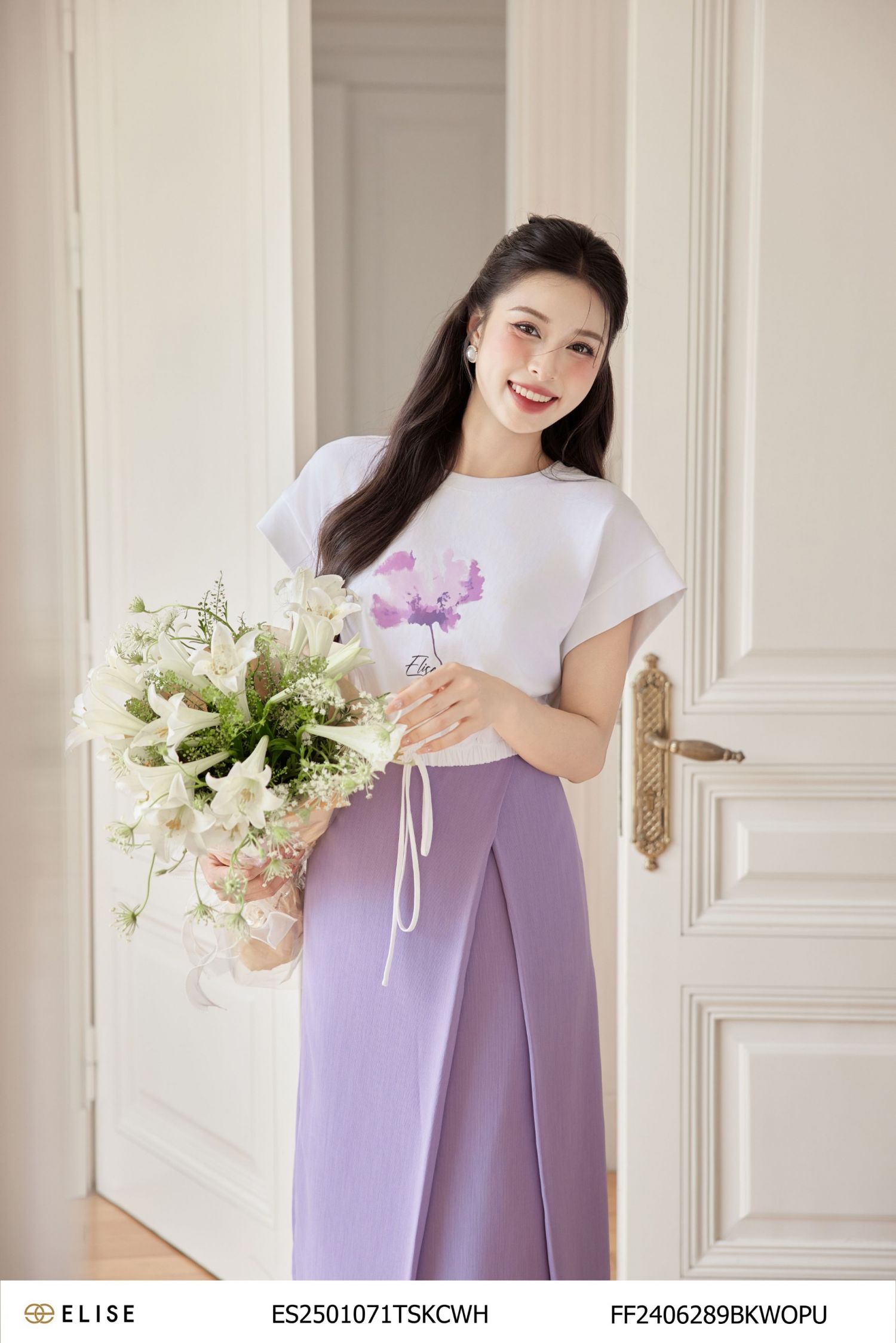 CHÂN VÁY TÍM LY CHỒNG